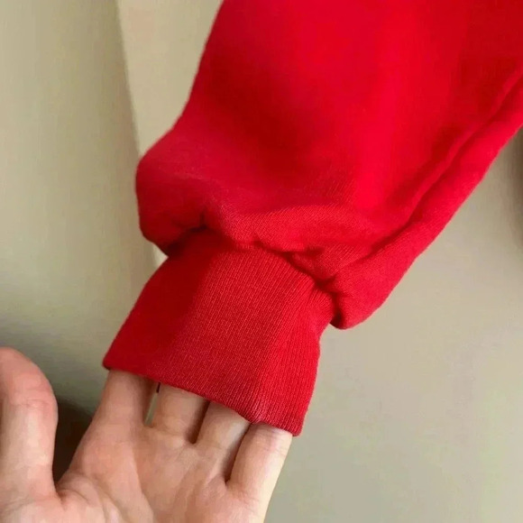 Champion UMD "Maryland" Red Pullover Sweatshirt, Size Small - Picture 6 of 16